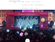 Tablet Screenshot of diwaliinlondon.com